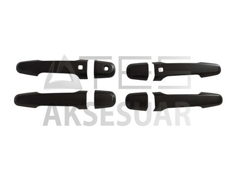 549f8d4a8bd3abf416987dbdddcc48c3.jpg MITSUBISHI L200 2019+ KAPI KOLU KAPLAMA SIYAH - Görsel 1