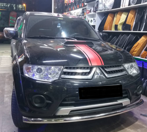 c1-1.png Mitsubishi l200 ÖN KROM KORUMA - Görsel 1