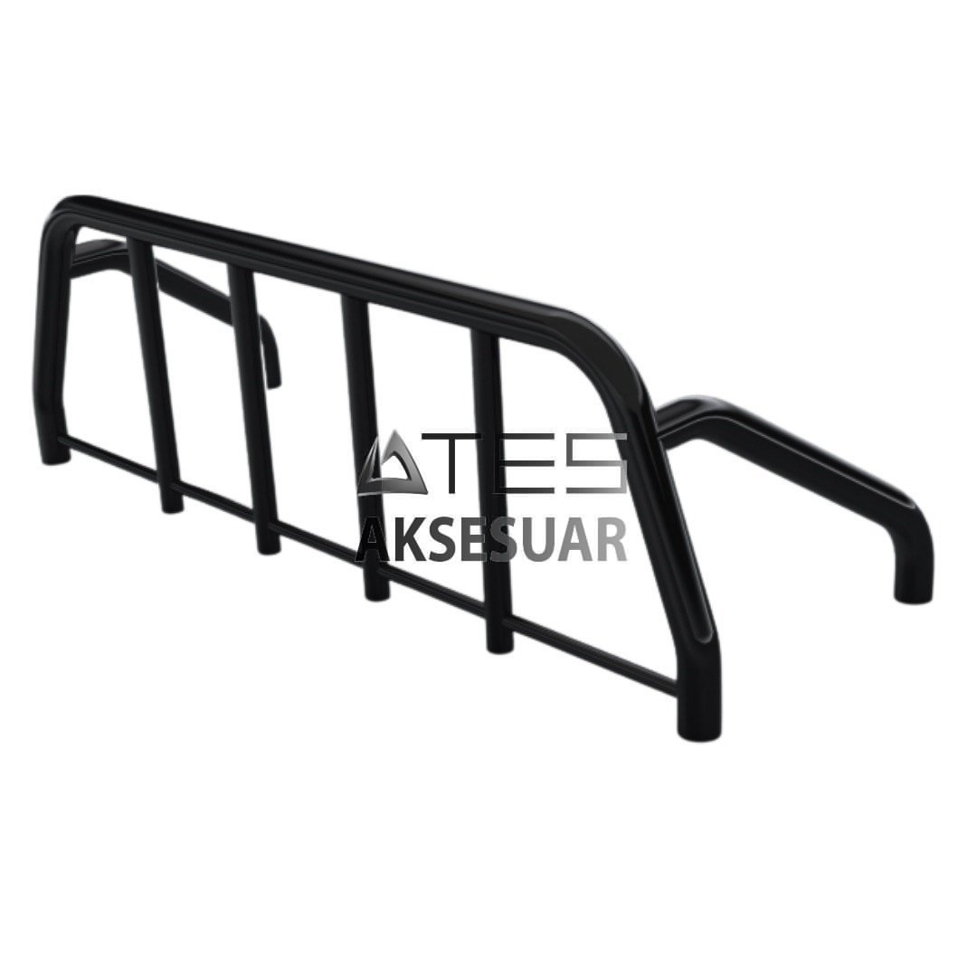 c9330153-82d8-4725-b2d9-f40f3b9380f4-5.jpg MERCEDES X-CLASS 2017+ VİLLAGE BLACK Pickup Boru Tip Rollbar - Görsel 1