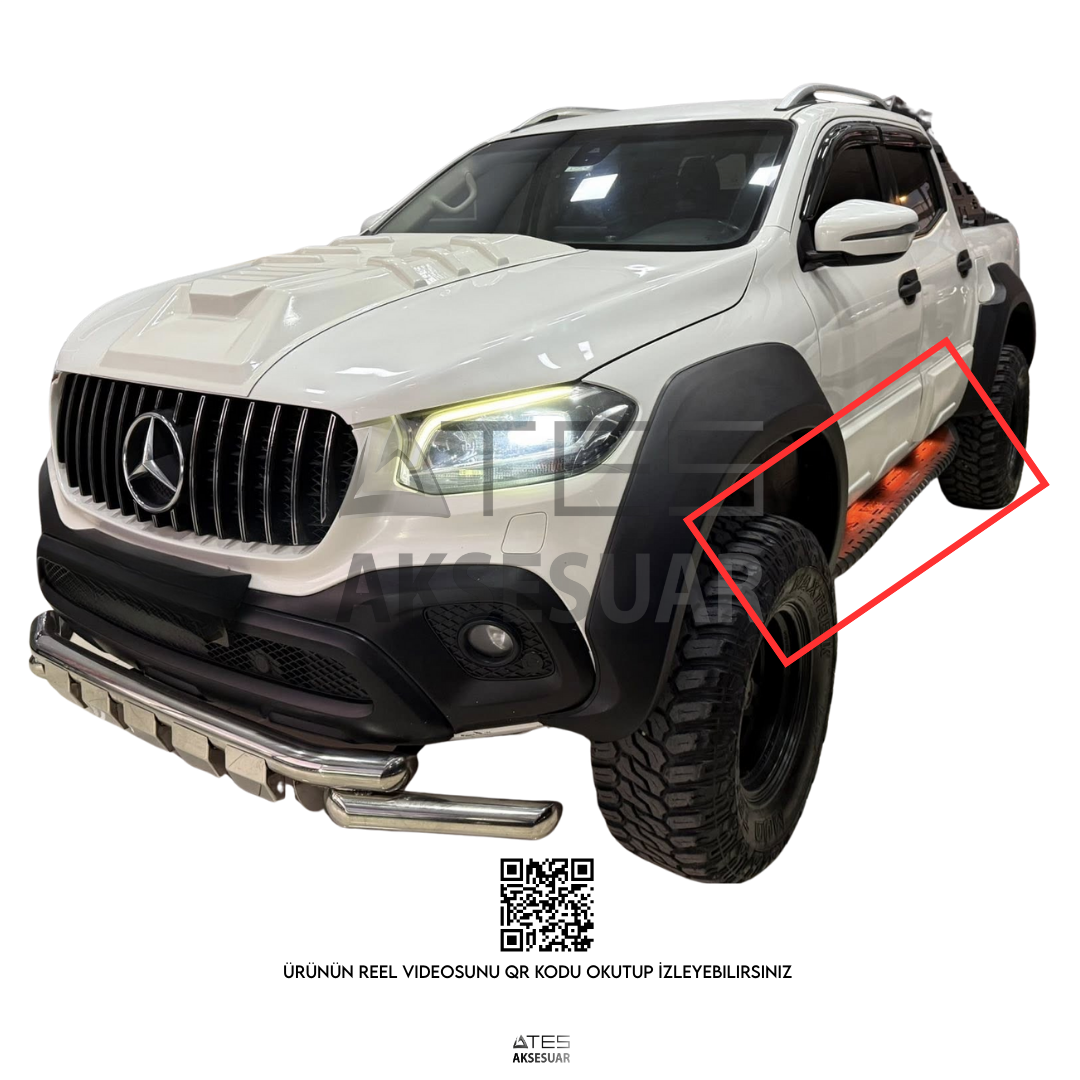 mercedes-benz-x-class-ledli-metal-yan-basamak-14500.png Mercedes X-Class Ledli Metal Yan Basamak - Görsel 1