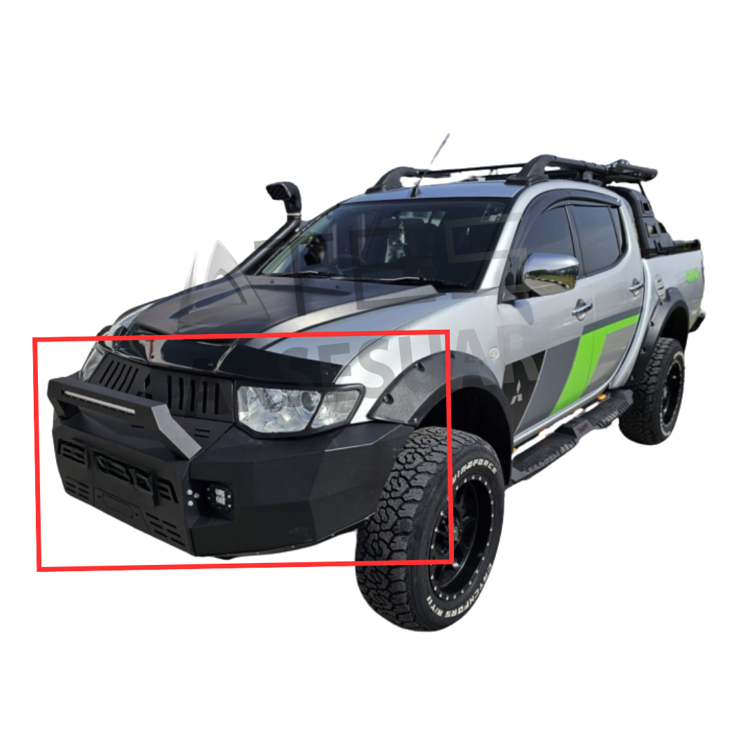 nissan-qashqai-2010-on-koruma.png Mitsubishi L200 Ön Tampon Çelik 2007-2014 - Görsel 1