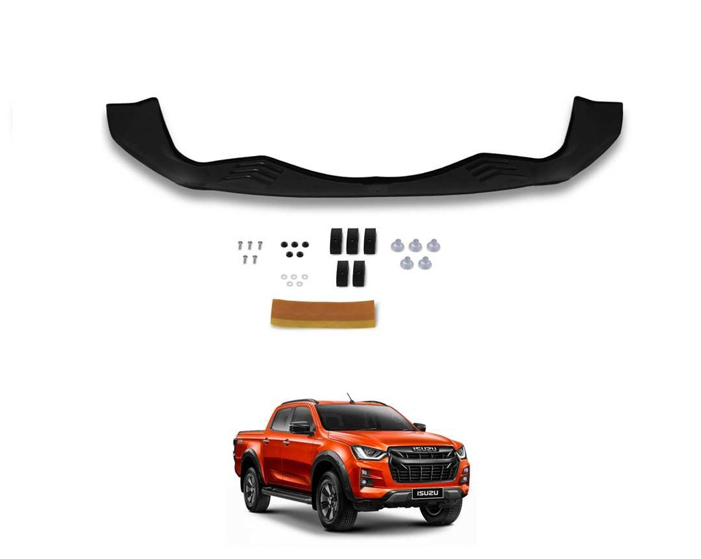 ruzgar-10.png Isuzu D-Max Ön Kaput Koruyucu Rüzgarlık Yarasa Md. 2021- - Görsel 1