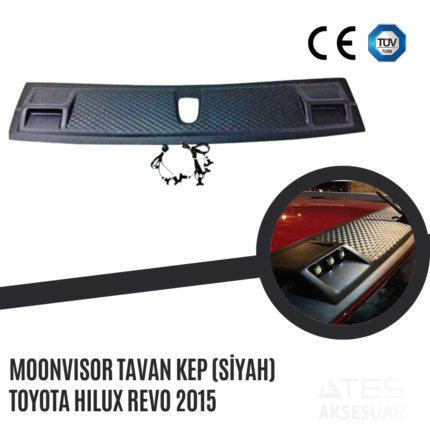Moonvisor Tavan Kep (Siyah) Toyota Hilux Revo 2015