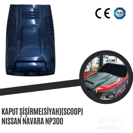 Kaput Şişirme (Siyah) (Scoop) Nissan Navara Np300