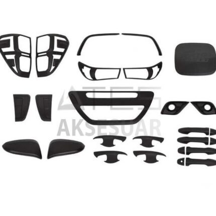 Toyota Hilux Siyah Krom 10'lu Set ABS 2015-2020 Arası