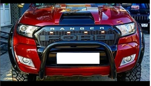 w2.png FORD RANGER SİYAH ÖN KORUMA - Görsel 1