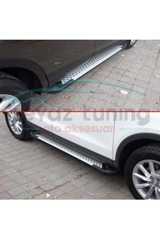 IMG-1708395945167970602.jpg Toyota Hilux Yan Basamak Koruma 2015 Sonrası Lüx Tip Noktalı - Görsel 1