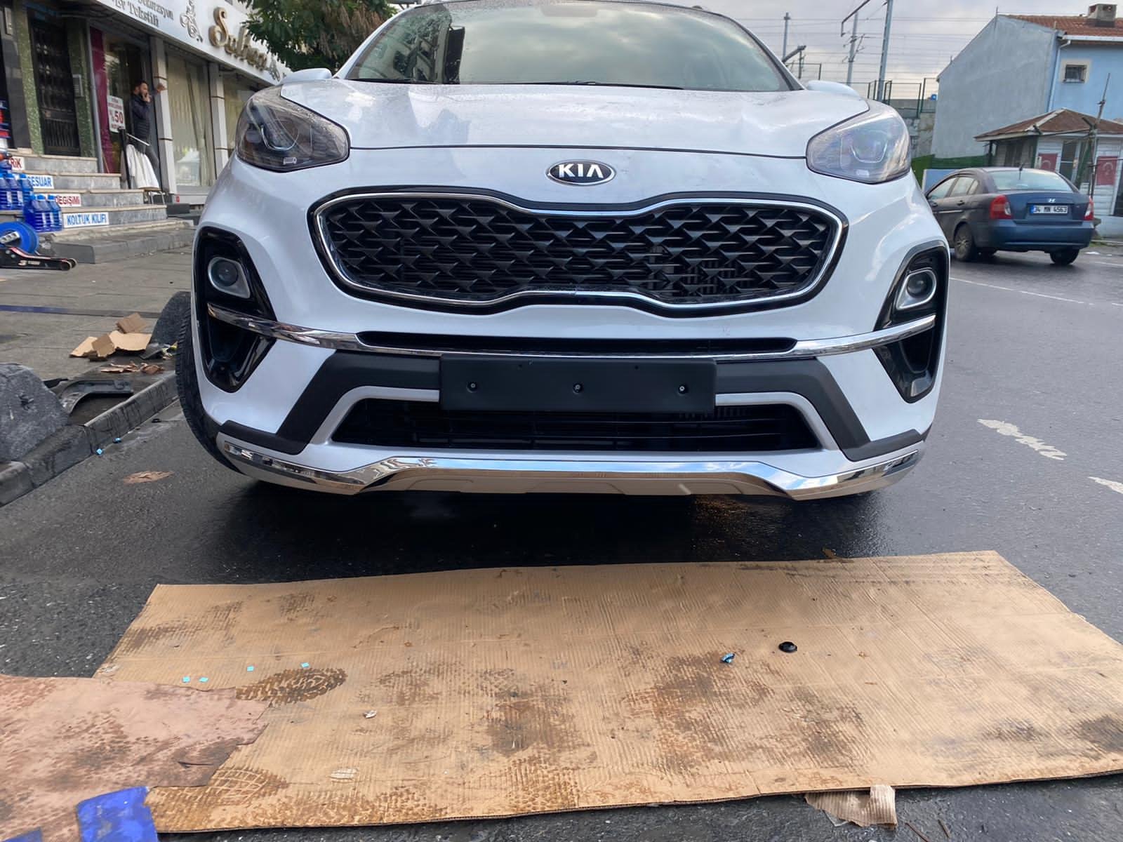 IMG-2050818423330693120.jpg Kia Sportage Ön- Arka Koruma Difüzör 2018 Sonrası Makyajlı Kasa - Görsel 1