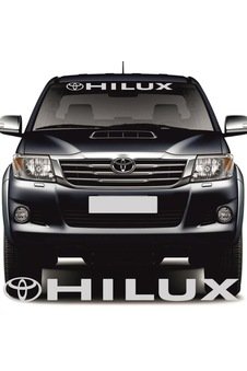 Oto Sticker Toyota Hilux Ön Cam Büyük Boy Sticker 91Cm