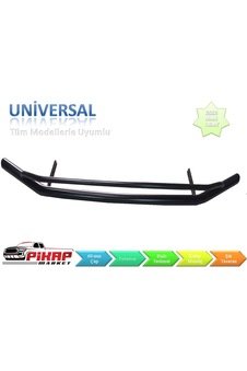 IMG-2340434559483689353.jpg TOYOTA HİLÜX UYUMLU İKİLİ ÖN KORUMA DEMİRİ - Görsel 1