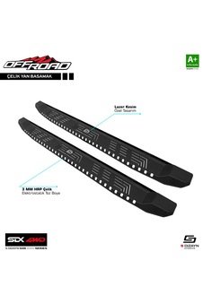S-Dizayn SDX 4WD Off Road Toyota Hilux 8 Çelik Yan Basamak 195 Cm
