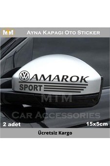 IMG-4585576950975644063.jpg Volkswagen Amarok Ayna Kapağı Oto Sticker (2 Adet) - Görsel 1