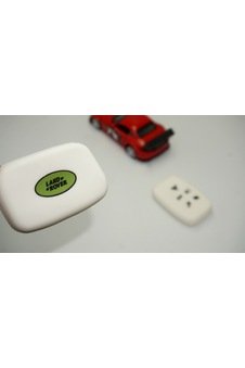 Land Rover Range Rover 5 Buton Silikon Anahtar Beyaz Kılıf Seti