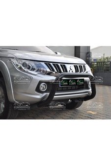 Mitsubishi L200 2015-2018 Ön Koruma Siyah U Demir