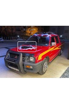 Mitsubishi L200 Magnum Kasa - Kaput Havalandırma Scoop Plastik