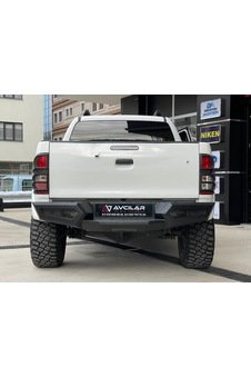 IMG-760523338328744568.jpg Toyota Hilux Vigo Revo Uyumlu M20 Arka Çelik Tampon Aqm4Wd 3.7 - Görsel 1